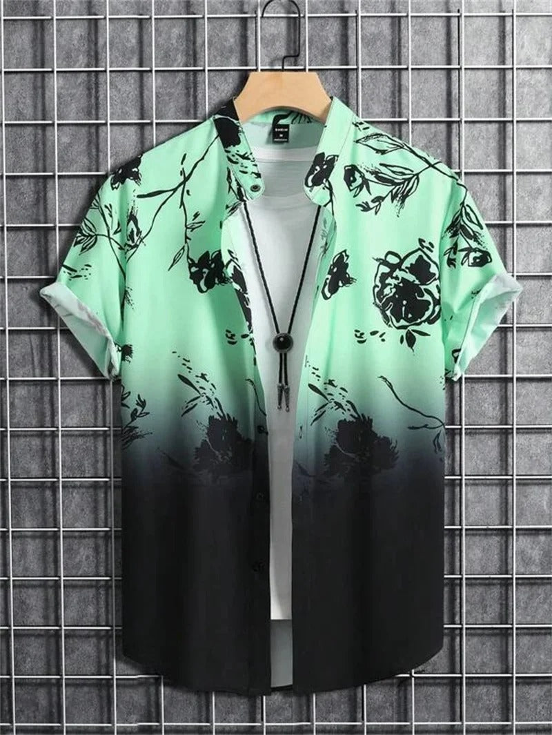 Collared Short-Sleeve Shirt