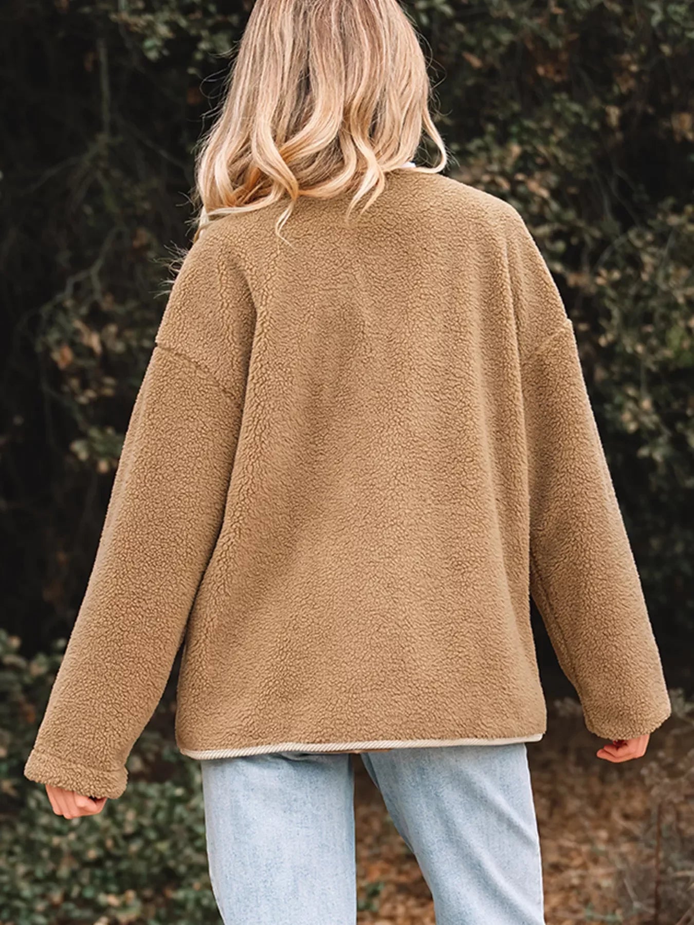 Image of Colleen | Women's Button-Down Sherpa Jacket