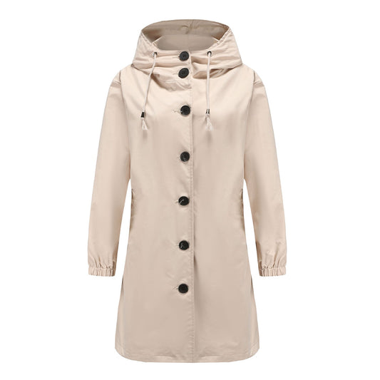 Image of Colleen | Women's Hooded A-Line Coat