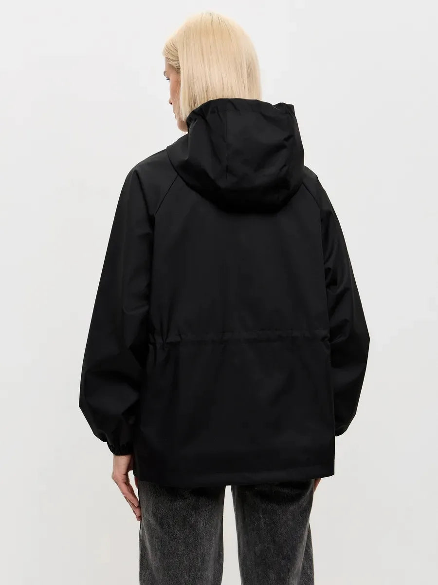 Colleen | Women's Hooded A-Line Coat - Image 2