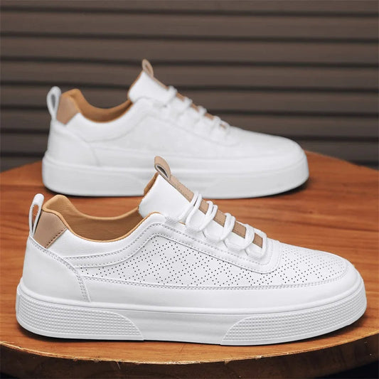 Comfortable Leather Sneakers with Timeless Urban Style
