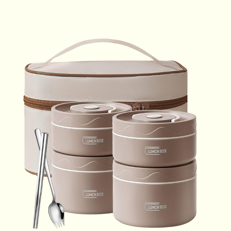Compact and Leakproof Travel Lunch Box