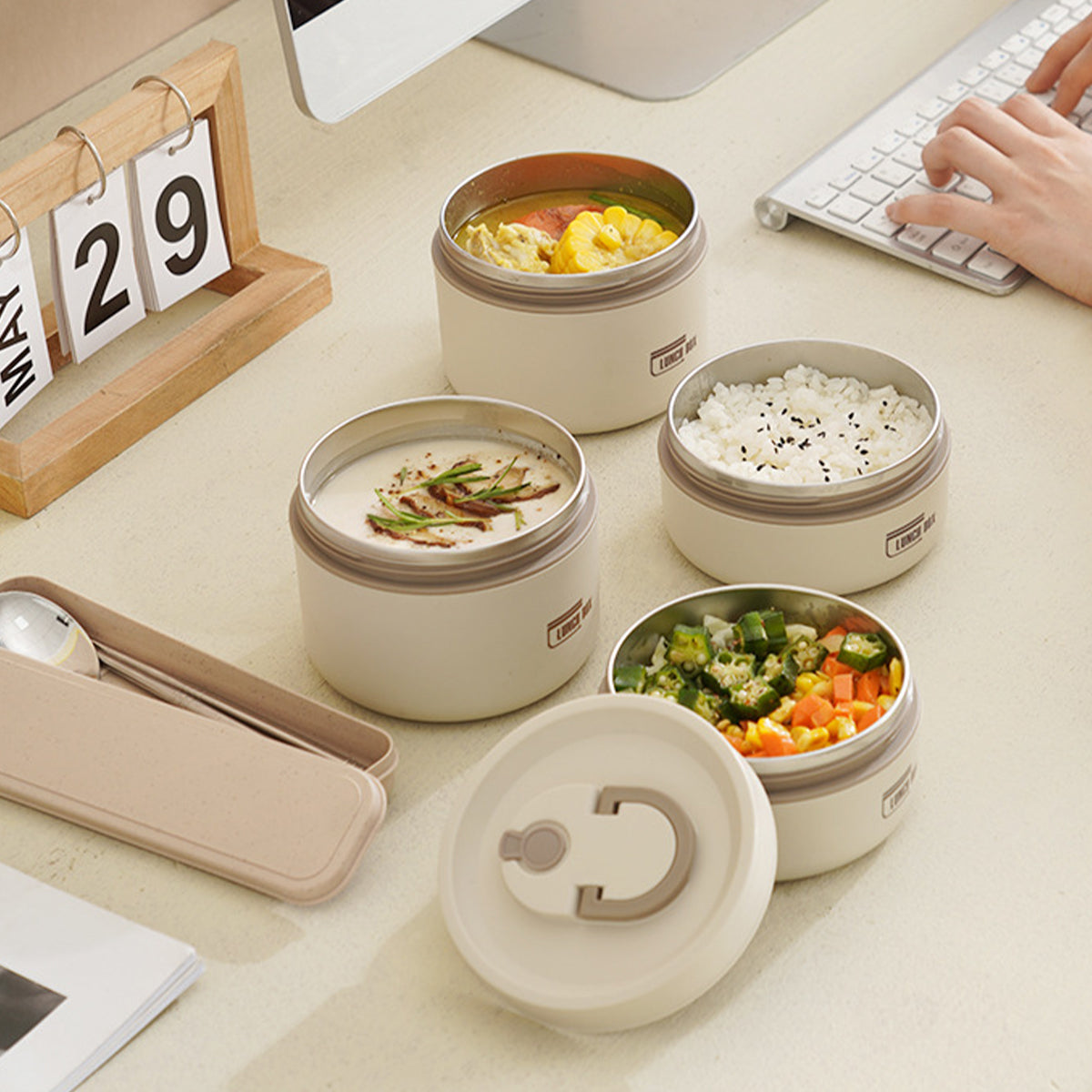 Compact and Leakproof Travel Lunch Box