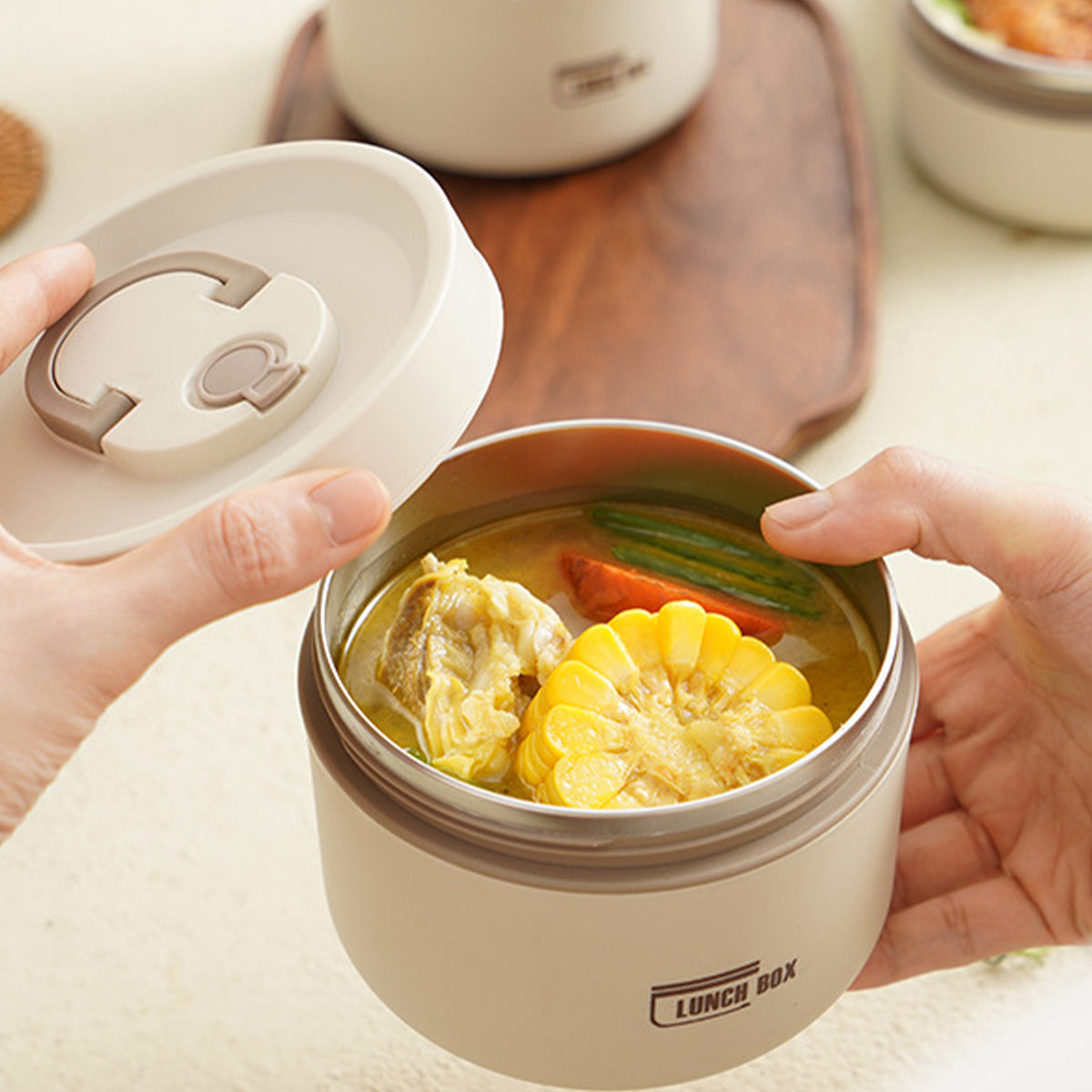 Compact and Leakproof Travel Lunch Box