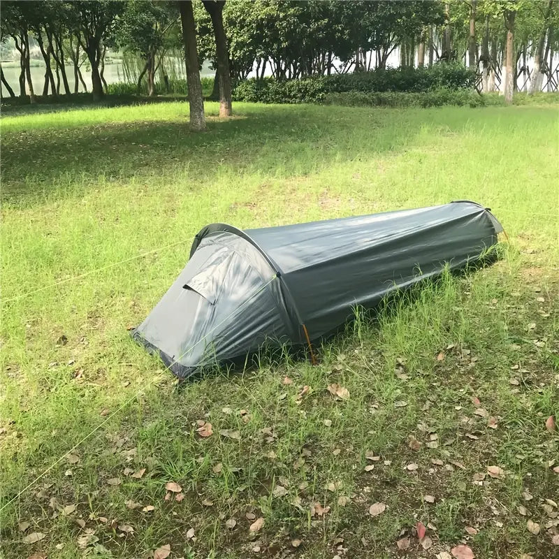 Compact Waterproof Tent - Ultralight 1-Person Adventure Tent