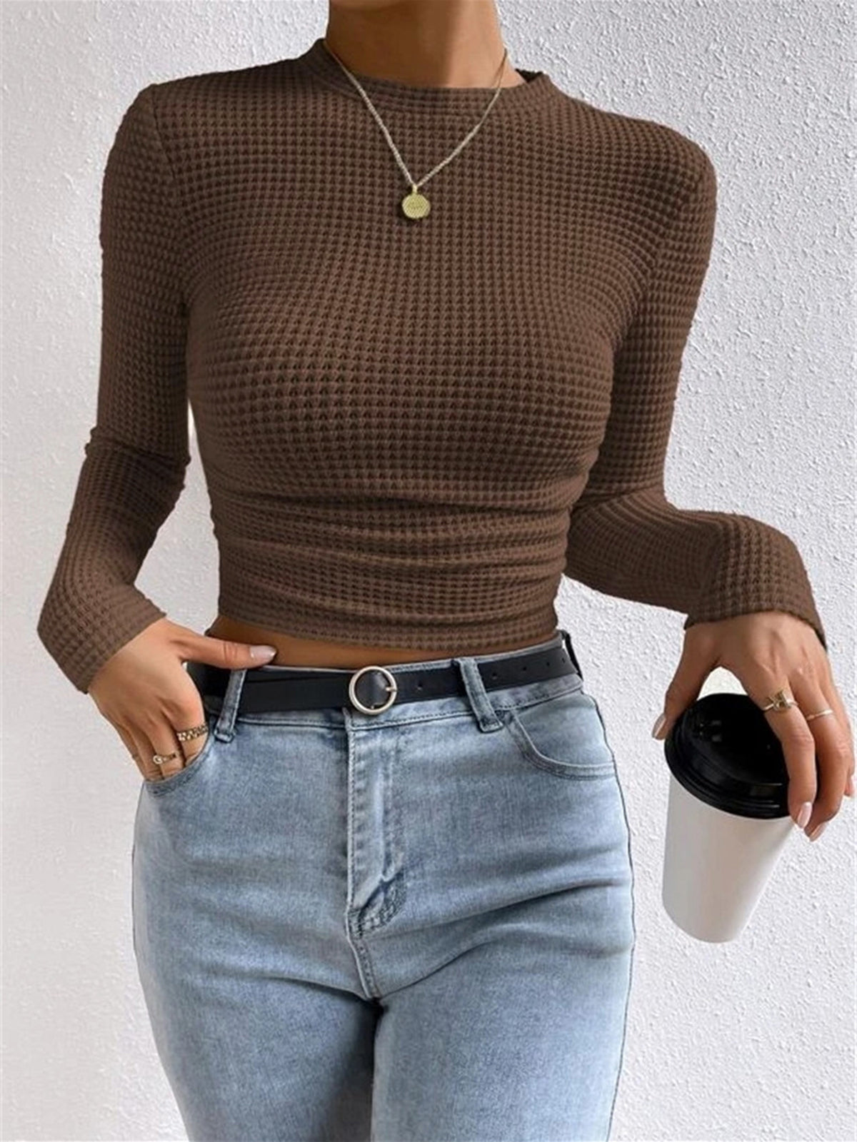 Image of Connie | Women's Fitted Long Sleeve Top