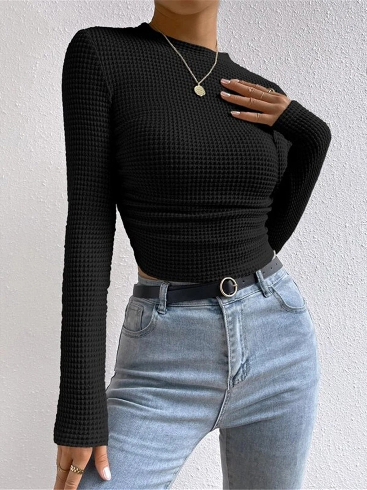 Image of Connie | Women's Fitted Long Sleeve Top