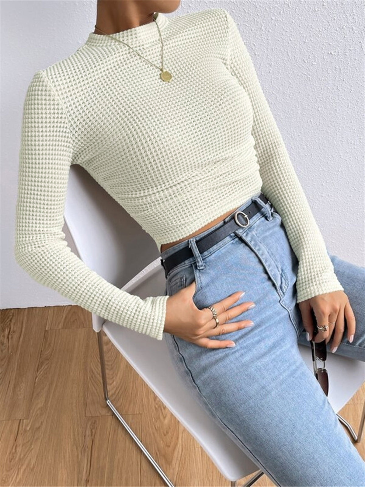 Image of Connie | Women's Fitted Long Sleeve Top