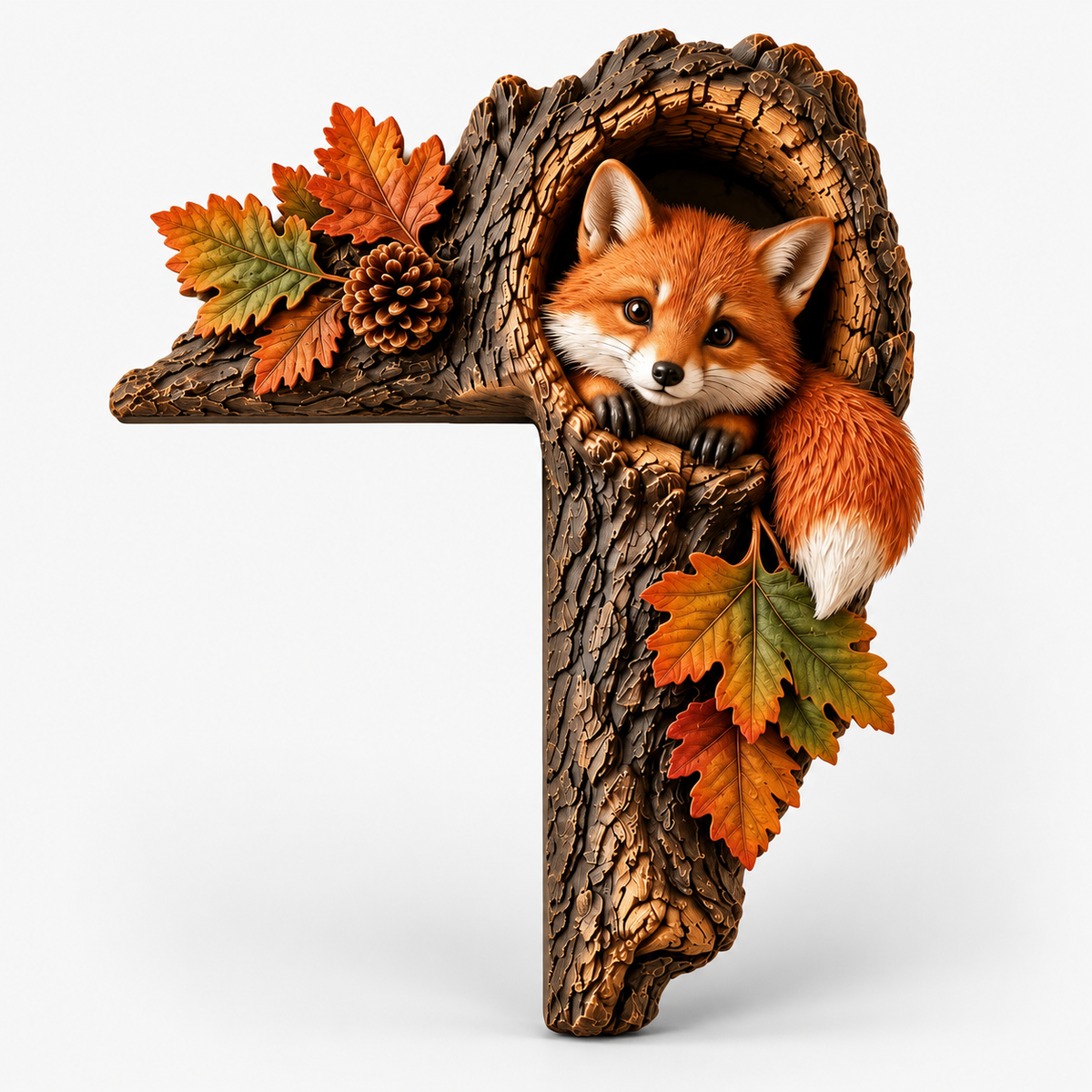 Corner-Wrap Wood Door Topper