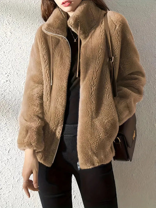 Image of Cynthia | Women's Zip-Up Relaxed Fit Coat
