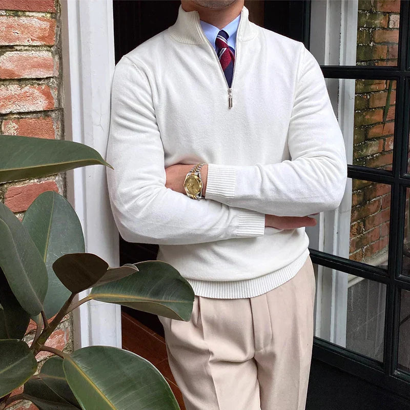 Image of Dakota | Men's Quarter Zip Sweater