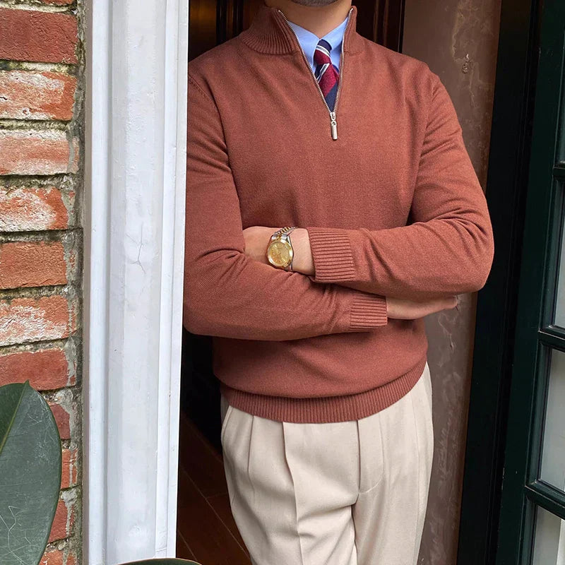 Image of Dakota | Men's Quarter Zip Sweater