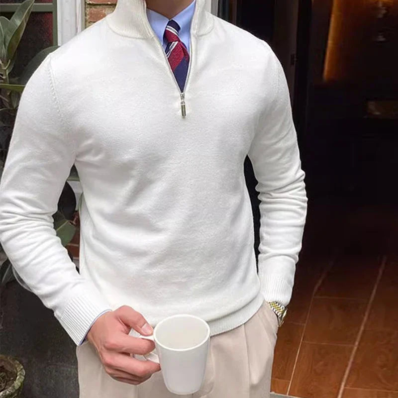 Image of Dakota | Men's Quarter Zip Sweater