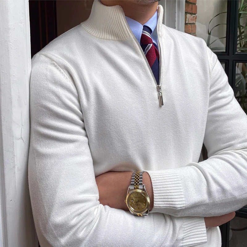 Image of Dakota | Men's Quarter Zip Sweater