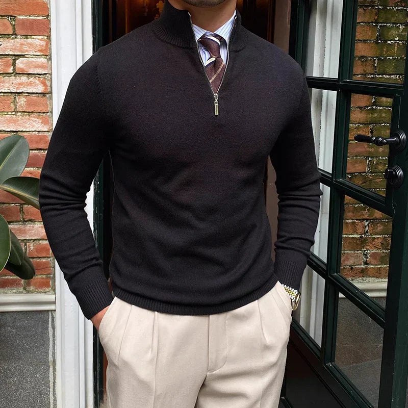 Image of Dakota | Men's Quarter Zip Sweater