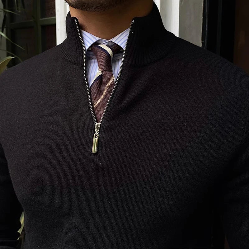Image of Dakota | Men's Quarter Zip Sweater