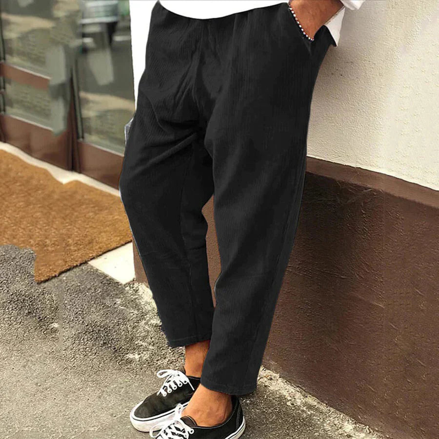 Image of Dale | Men's Elastic Waist Relaxed Fit Pants