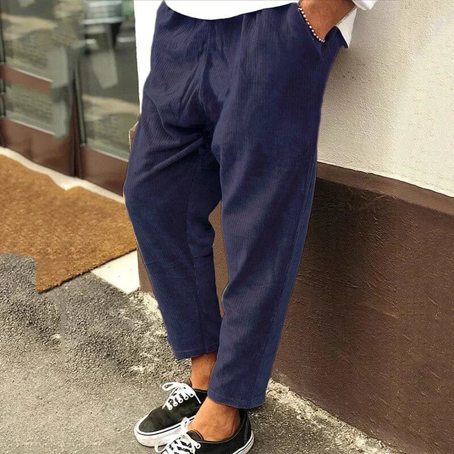 Image of Dale | Men's Elastic Waist Relaxed Fit Pants