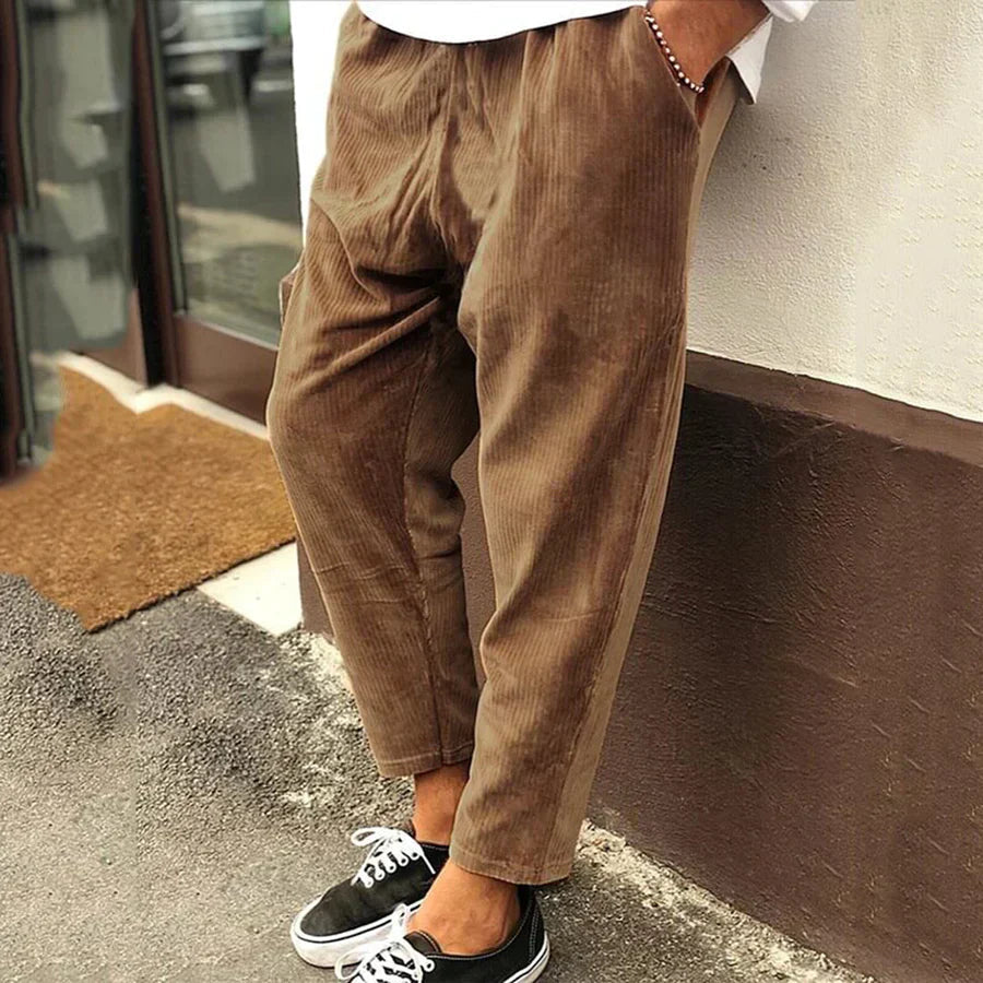 Image of Dale | Men's Elastic Waist Relaxed Fit Pants