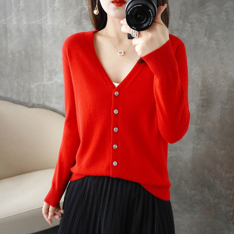 Image of Danielle | Women's Button-Down Long Sleeve Cardigan