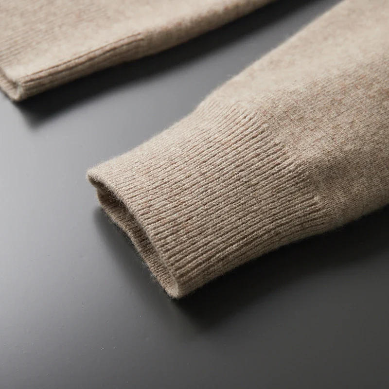 Image of Darryl | Men's Full Zip Collared Sweater Jacket