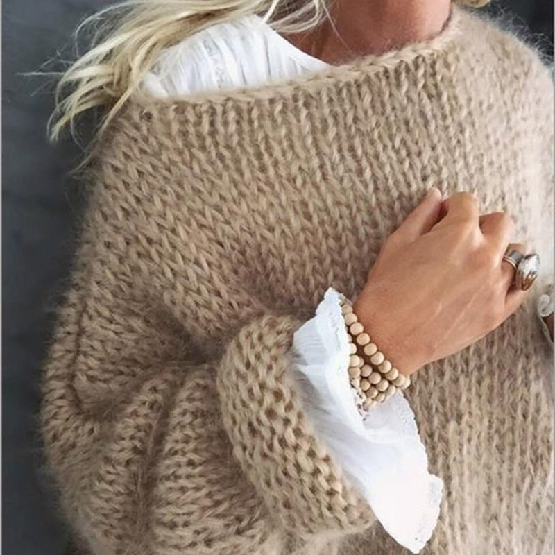 Image of Dawn | Women's Oversized Crew Neck Sweater