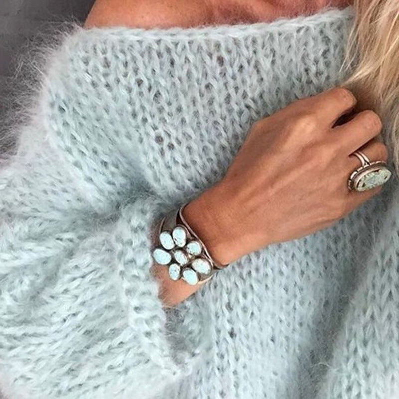 Image of Dawn | Women's Oversized Crew Neck Sweater