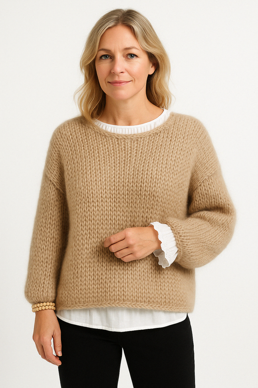 Image of Dawn | Women's Oversized Crew Neck Sweater