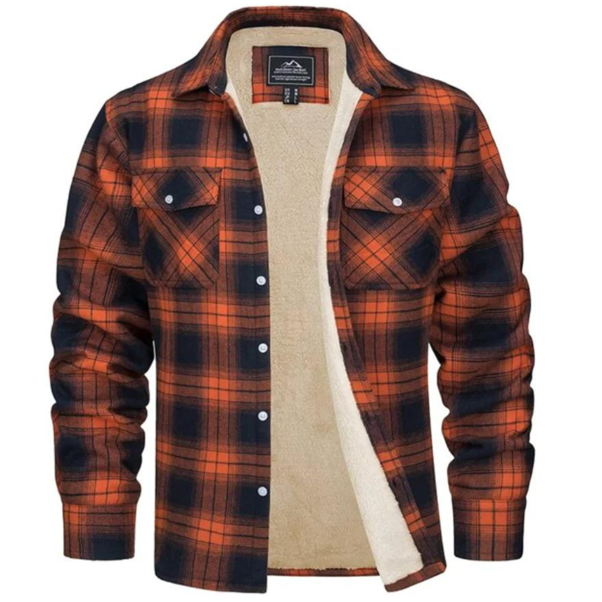 Image of Dawson | Men's Sherpa Lined Plaid Jacket