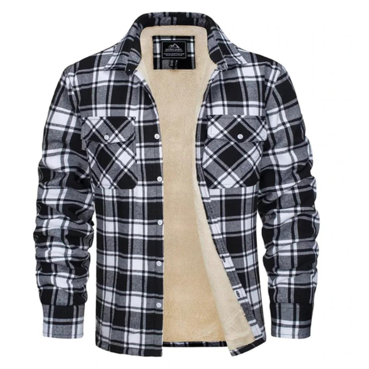 Image of Dawson | Men's Sherpa Lined Plaid Jacket
