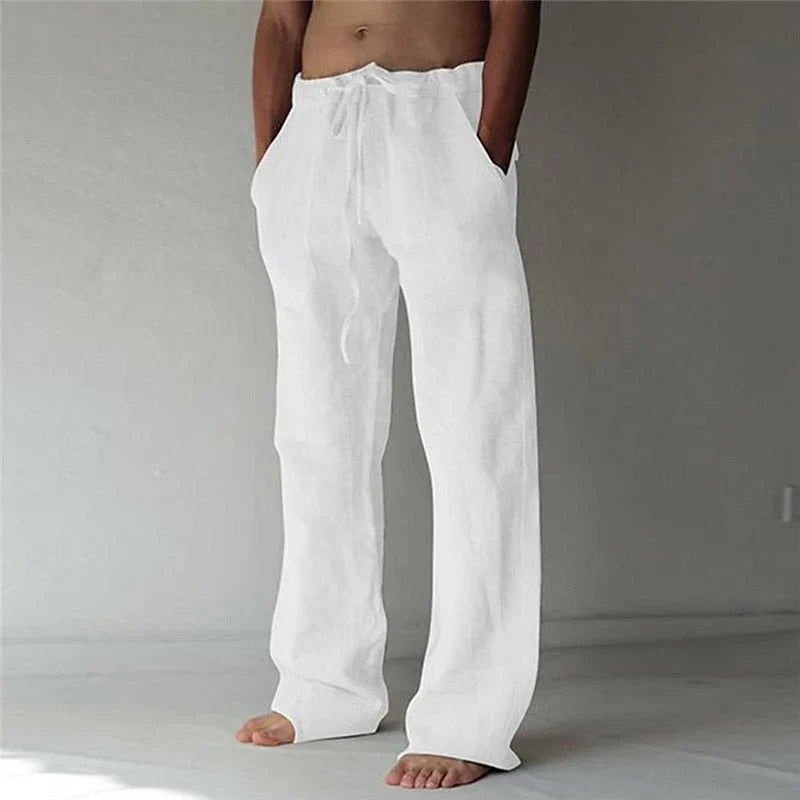 Image of Dean | Men's Drawstring Wide Leg Pants