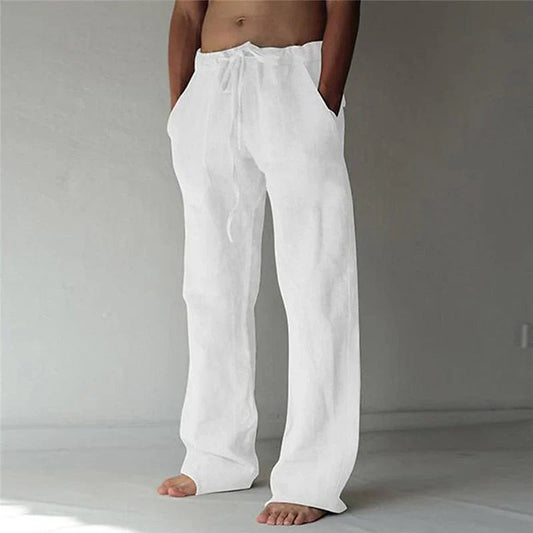 Image of Dean | Men's Drawstring Wide Leg Pants