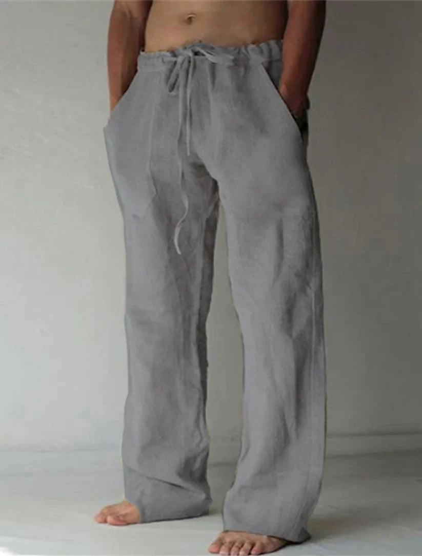 Image of Dean | Men's Drawstring Wide Leg Pants