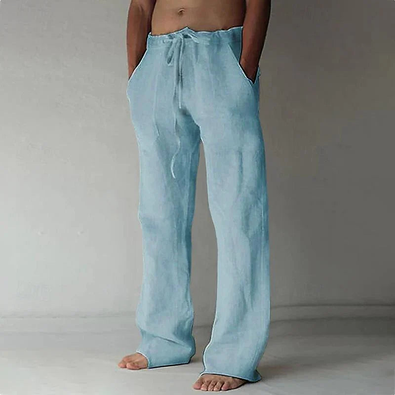 Image of Dean | Men's Drawstring Wide Leg Pants