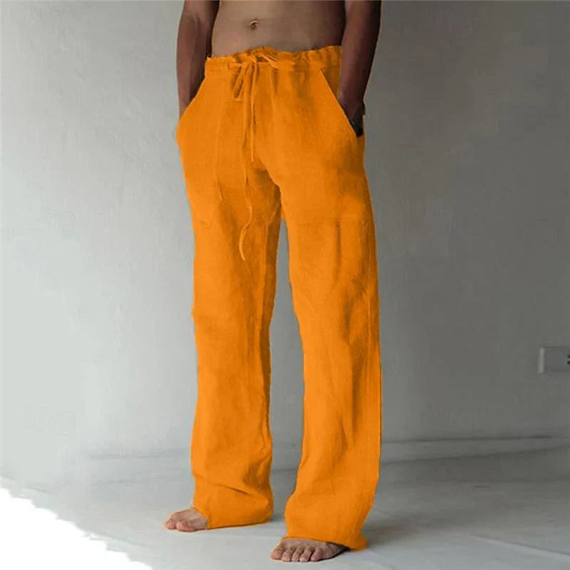 Image of Dean | Men's Drawstring Wide Leg Pants