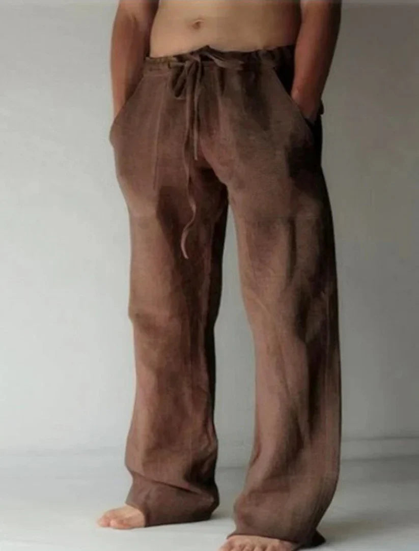 Image of Dean | Men's Drawstring Wide Leg Pants