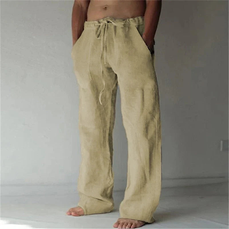 Image of Dean | Men's Drawstring Wide Leg Pants