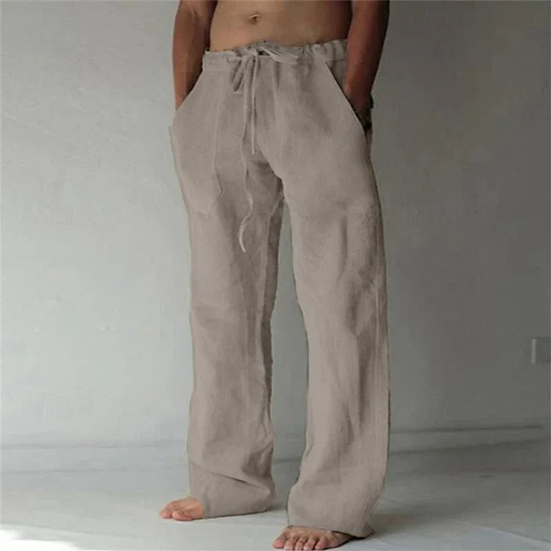 Image of Dean | Men's Drawstring Wide Leg Pants