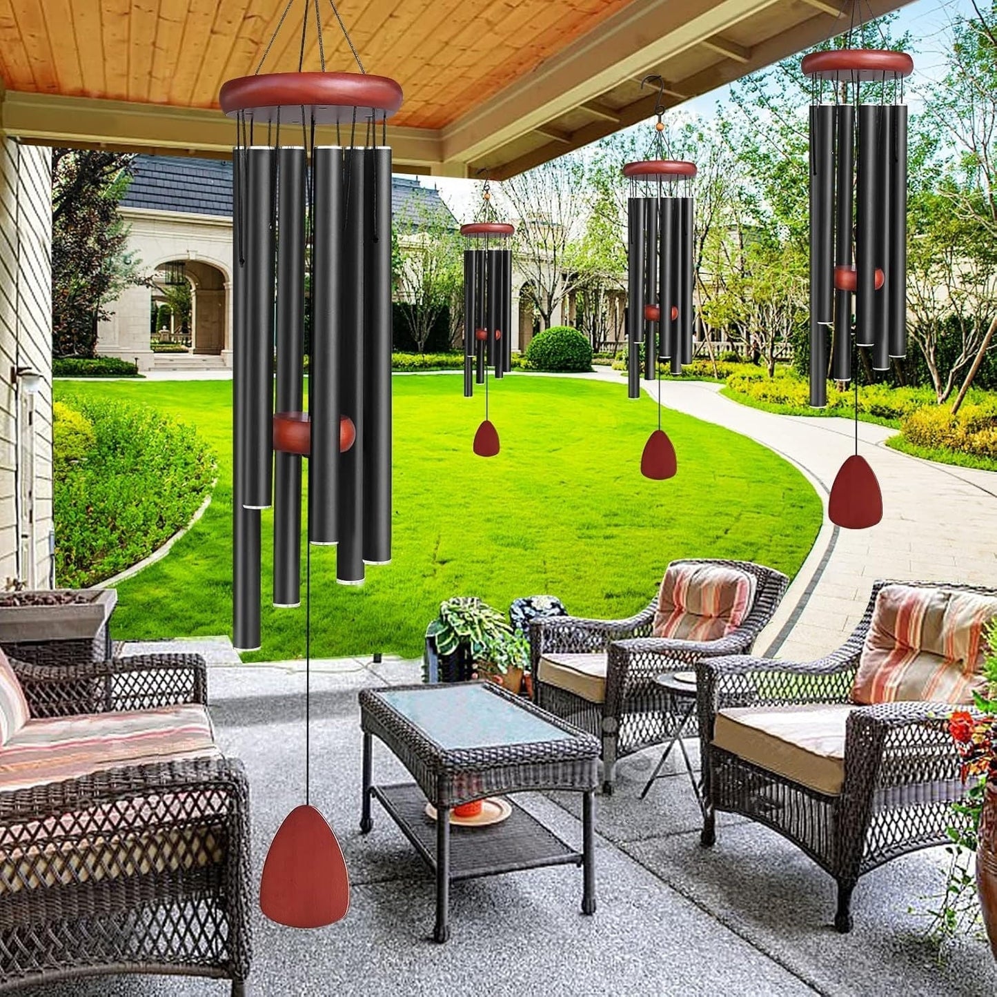 Deep Tone Aluminium Wind Chimes for Relaxation