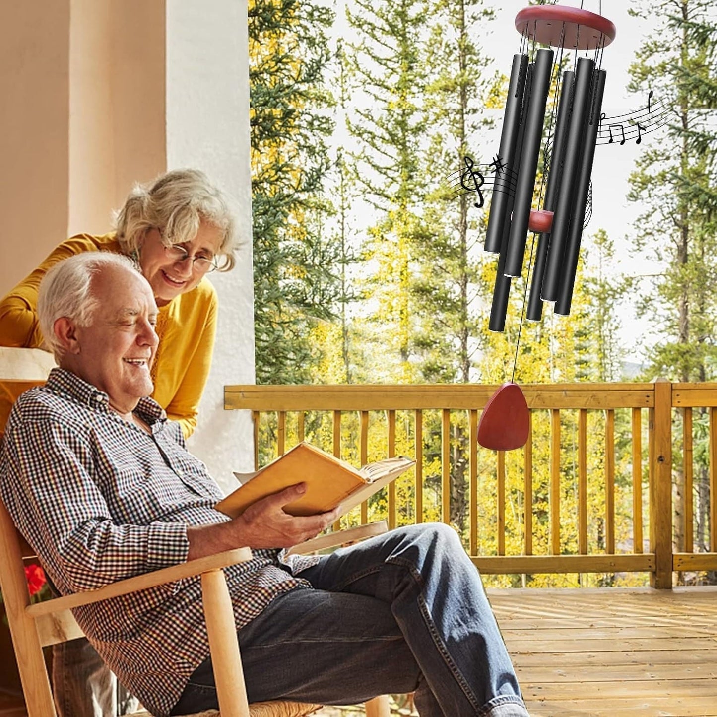 Deep Tone Aluminium Wind Chimes for Relaxation