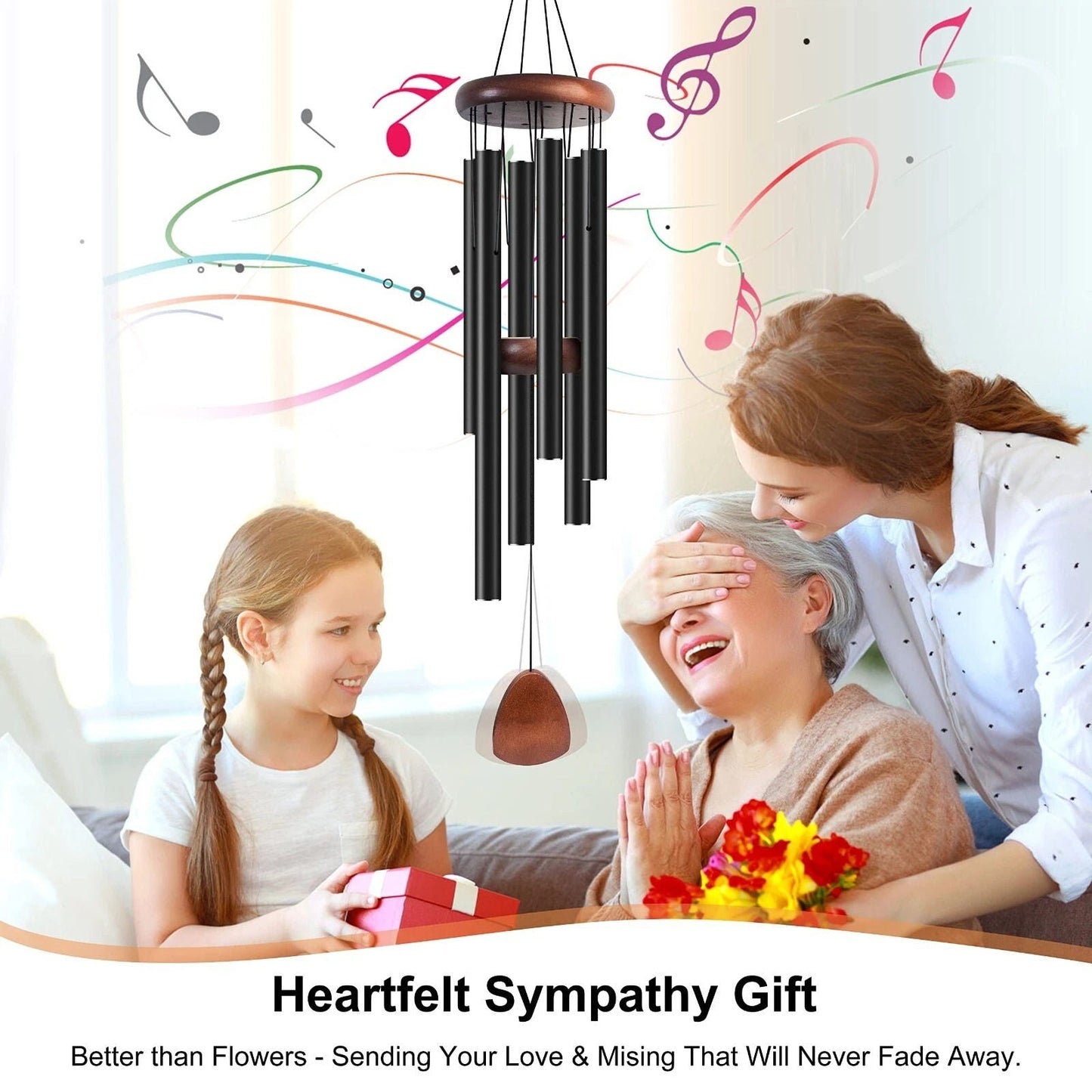 Deep Tone Aluminium Wind Chimes for Relaxation