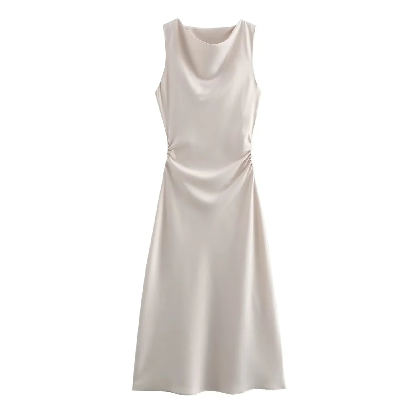 Image of Destiny | Women's Sleeveless Midi Dress