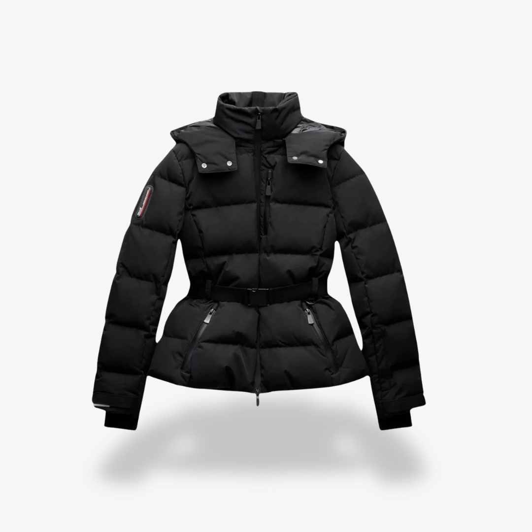 Image of Diane | Women's Belted Puffer Jacket
