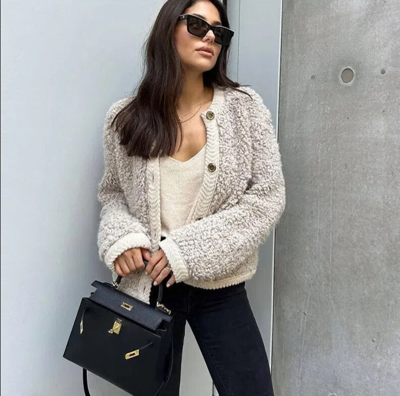 Image of Diane | Women's Button-Front Relaxed Fit Cardigan