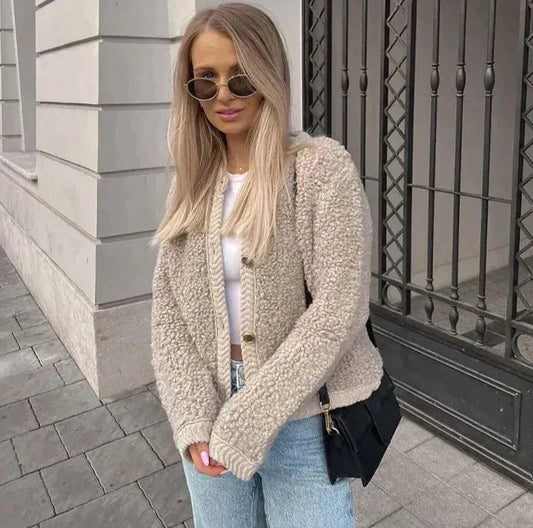 Image of Diane | Women's Button-Front Relaxed Fit Cardigan