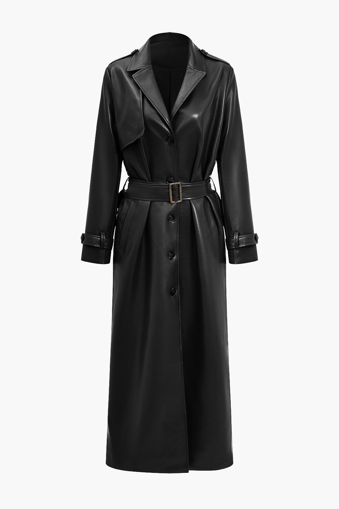Image of Diane | Women's Long Belted Trench Coat