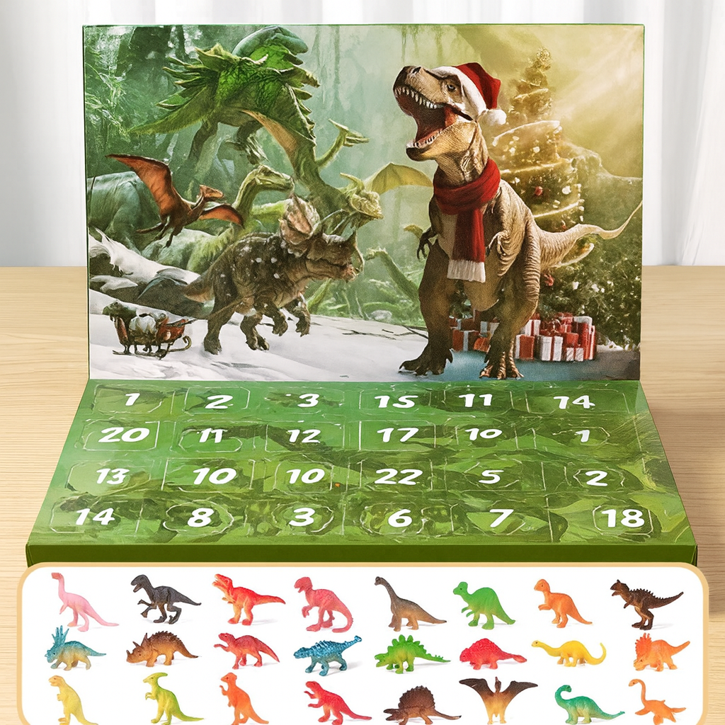 Dinosaur Advent Calendar – 24 Dinosaur Figures for Kids