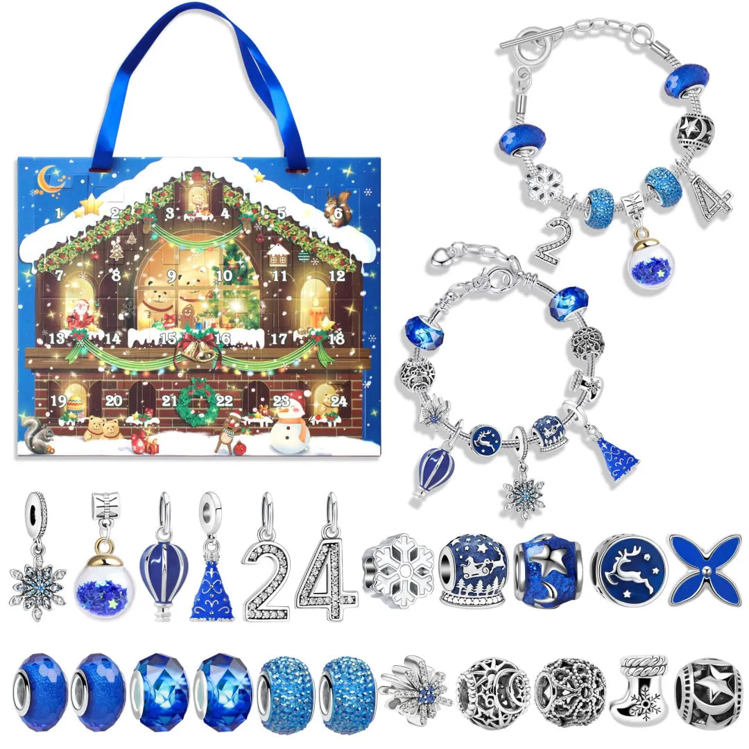 DIY Christmas Advent Calendar Bracelet Set