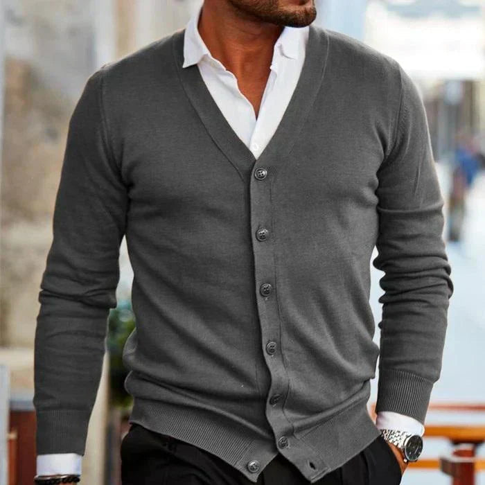 Image of Dominic | Men's Button-Down Cardigan