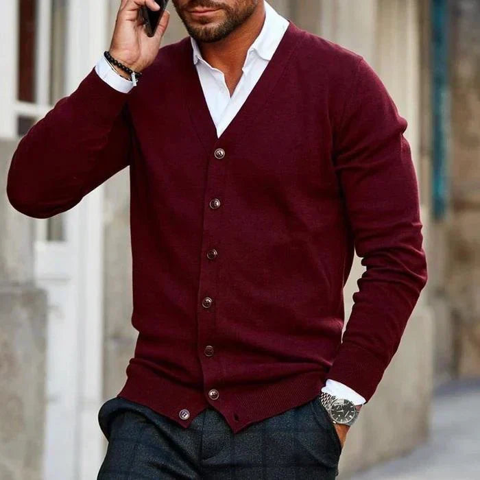 Image of Dominic | Men's Button-Down Cardigan